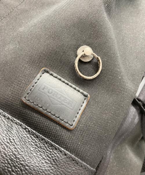 PORTER（ポーター）PORTER (ポーター) JAM HOME MADE (ジャムホームメイド) PVC バックパック 3 ブラックの古着・服飾アイテム