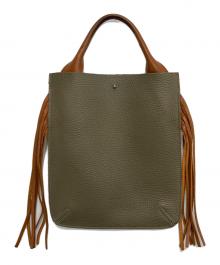 HENDER SCHEME（エンダースキーマ）の古着「フリンジミニバッグ」｜カーキ