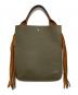 HENDER SCHEME (エンダースキーマ) フリンジミニバッグ カーキ：7000円