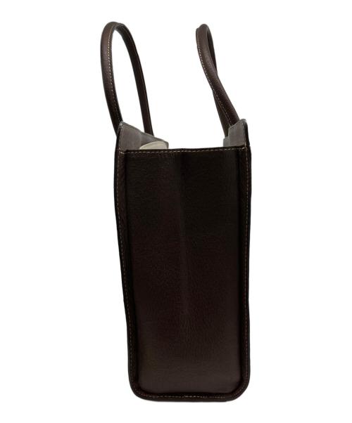 Hamano（ハマノ）Hamano (ハマノ) レザートートバッグ ブラウンの古着・服飾アイテム