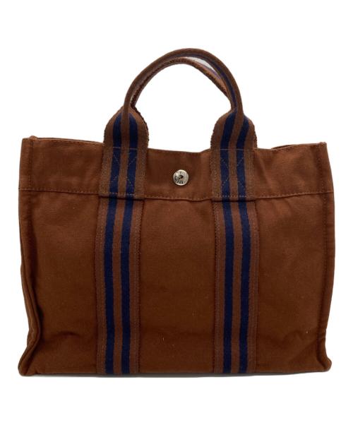 HERMES（エルメス）HERMES (エルメス) フールトゥPM ブラウンの古着・服飾アイテム