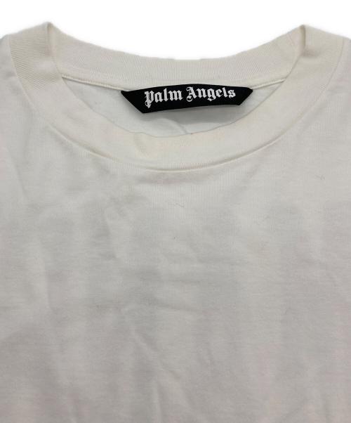 Palm Angels（パーム エンジェルス）Palm Angels (パーム エンジェルス) ロゴプリント オーバーサイズ Tシャツ ホワイト サイズ:Lの古着・服飾アイテム