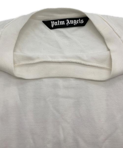 Palm Angels（パーム エンジェルス）Palm Angels (パーム エンジェルス) ロゴプリント オーバーサイズ Tシャツ ホワイト サイズ:Lの古着・服飾アイテム