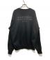 THE BLACK EYE PATCH (ブラックアイパッチ) HANDLE WITH CARE CREW SWEAT ブラック サイズ:L：12000円