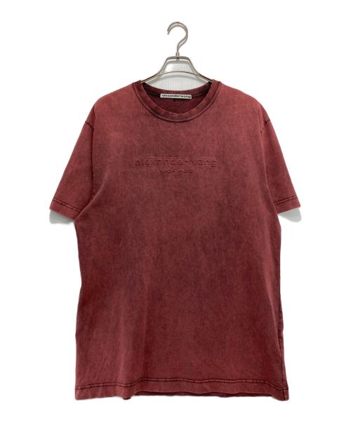 ALEXANDER WANG（アレキサンダー・ワン）ALEXANDER WANG (アレキサンダーワン) 半袖カットソー レッド サイズ:Lの古着・服飾アイテム