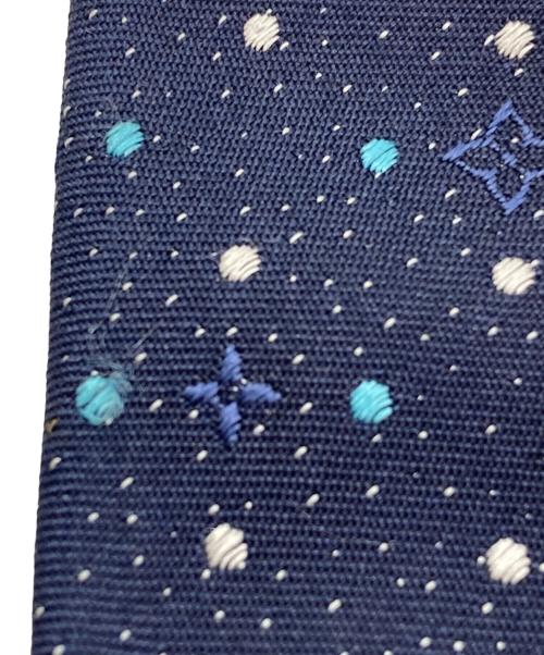 LOUIS VUITTON（ルイ ヴィトン）LOUIS VUITTON (ルイ ヴィトン) ネクタイ コンステレーション ドット ネイビー サイズ:-の古着・服飾アイテム