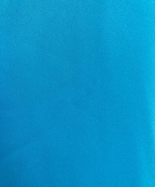 YOKO CHAN（ヨーコチャン）YOKO CHAN (ヨーコチャン) サイドスリットバックティアードブラウス ブルー サイズ:36の古着・服飾アイテム