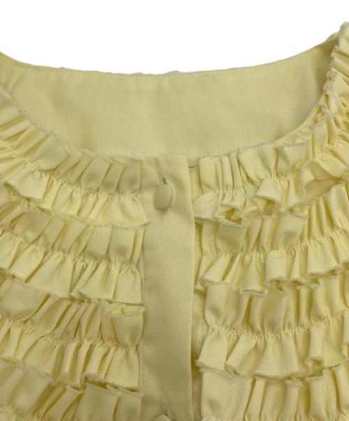 rosy monster（ロージーモンスター）rosy monster (ロージーモンスター) ミニフリルブラウス イエロー サイズ:Freeの古着・服飾アイテム