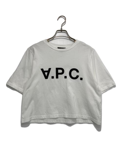 A.P.C.（アーペーセー）A.P.C. (アーペーセー) プリントTシャツ ホワイト サイズ:Sの古着・服飾アイテム