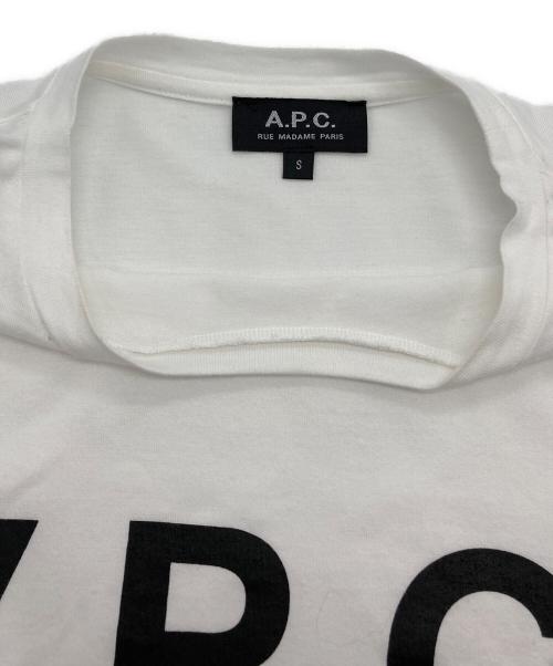 A.P.C.（アーペーセー）A.P.C. (アーペーセー) プリントTシャツ ホワイト サイズ:Sの古着・服飾アイテム