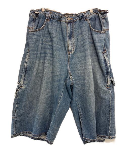 masonprince（メゾンプリンス）masonprince (メゾンプリンス) ワイドハーフパンツ インディゴ サイズ:1の古着・服飾アイテム