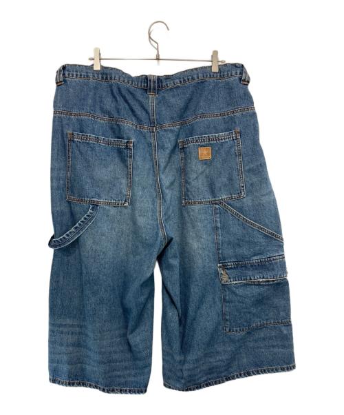 masonprince（メゾンプリンス）masonprince (メゾンプリンス) ワイドハーフパンツ インディゴ サイズ:1の古着・服飾アイテム