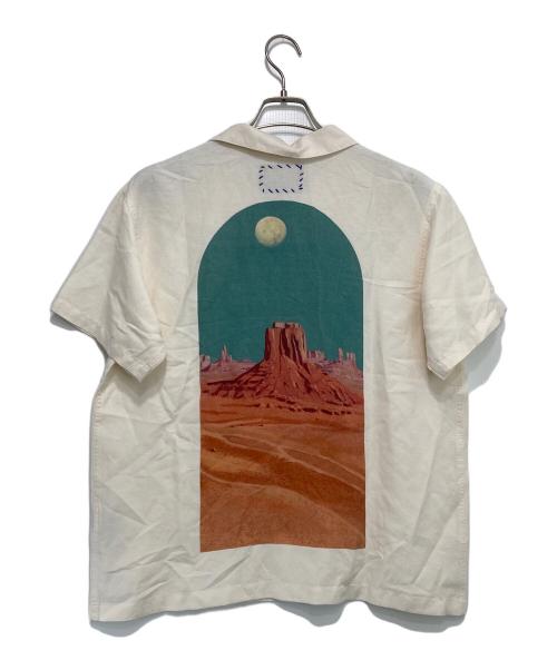 R.H.Vintage（ロンハーマン・ヴィンテージ）R.H.Vintage (ロンハーマン・ヴィンテージ) リネンレーヨンオープンカラーシャツ アイボリー サイズ:Sの古着・服飾アイテム