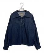 R.H.Vintageロンハーマン・ヴィンテージ）の古着「レースアップデニムシャツ」｜インディゴ