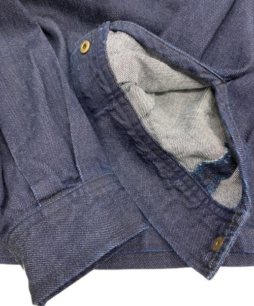 R.H.Vintage（ロンハーマン・ヴィンテージ）R.H.Vintage (ロンハーマン・ヴィンテージ) レースアップデニムシャツ インディゴ サイズ:XSの古着・服飾アイテム