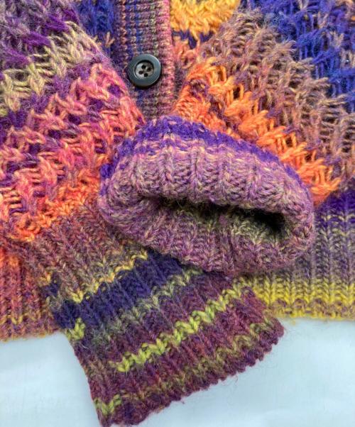 RHC Ron Herman（アールエイチシー ロンハーマン）RHC Ron Herman (アールエイチシー ロンハーマン) マルチボーダーカーディガン マルチカラー サイズ:XSの古着・服飾アイテム