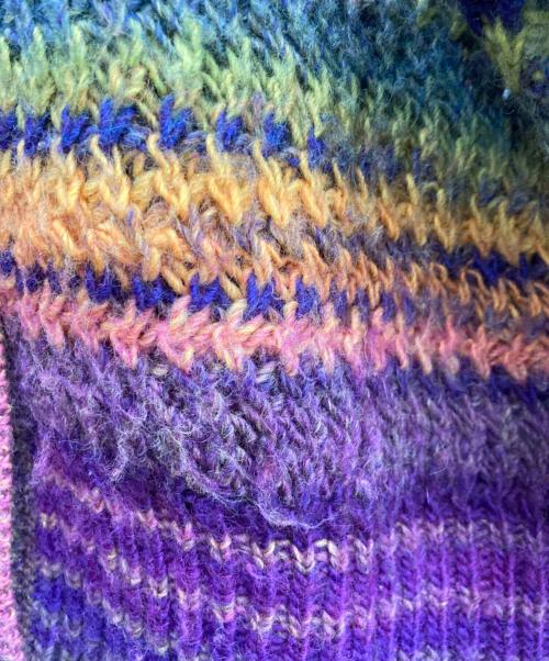 RHC Ron Herman（アールエイチシー ロンハーマン）RHC Ron Herman (アールエイチシー ロンハーマン) マルチボーダーカーディガン マルチカラー サイズ:XSの古着・服飾アイテム