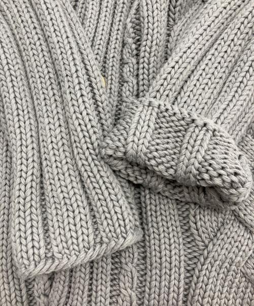 Frank&Eileen（フランクアンドアイリーン）Frank&Eileen (フランクアンドアイリーン) ケーブルニットカーディガン グレー サイズ:Sの古着・服飾アイテム