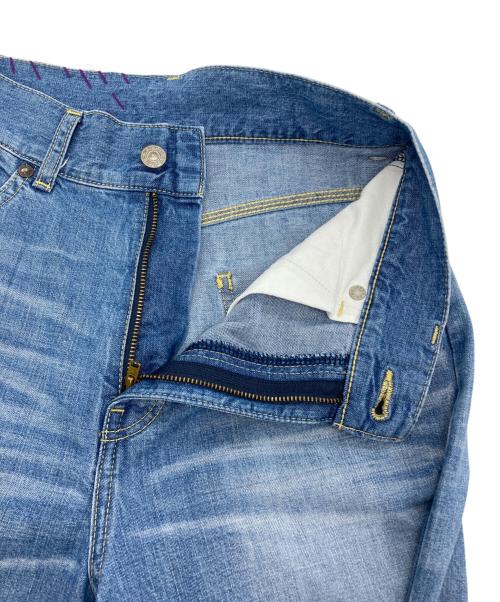 R.H.Vintage（ロンハーマン・ヴィンテージ）R.H.Vintage (ロンハーマン・ヴィンテージ) ウォッシュ加工ストレートデニムパンツ インディゴ サイズ:24の古着・服飾アイテム