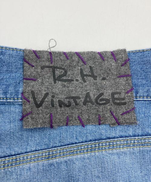 R.H.Vintage（ロンハーマン・ヴィンテージ）R.H.Vintage (ロンハーマン・ヴィンテージ) ウォッシュ加工ストレートデニムパンツ インディゴ サイズ:24の古着・服飾アイテム