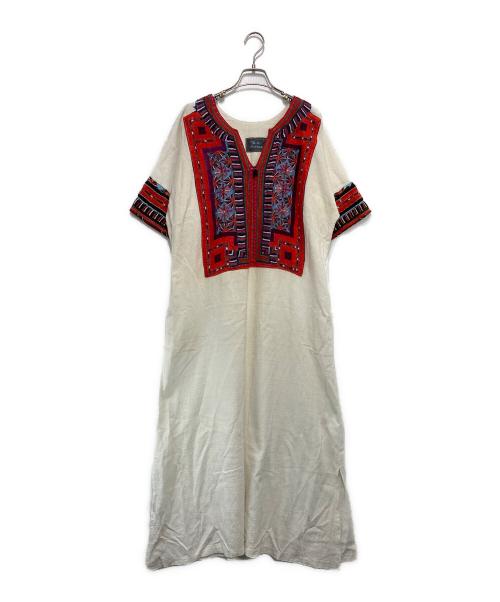 R.H.Vintage（ロンハーマン・ヴィンテージ）R.H.Vintage (ロンハーマン・ヴィンテージ) リメイクスキッパーワンピース ホワイト サイズ:-の古着・服飾アイテム