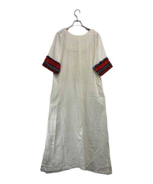 R.H.Vintage（ロンハーマン・ヴィンテージ）R.H.Vintage (ロンハーマン・ヴィンテージ) リメイクスキッパーワンピース ホワイト サイズ:-の古着・服飾アイテム