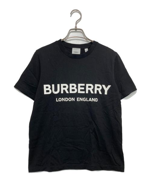 BURBERRY LONDON（バーバリーロンドン）BURBERRY LONDON (バーバリーロンドン) ロゴプリントTシャツ ブラック サイズ:Sの古着・服飾アイテム