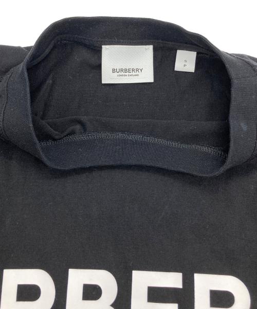 BURBERRY LONDON（バーバリーロンドン）BURBERRY LONDON (バーバリーロンドン) ロゴプリントTシャツ ブラック サイズ:Sの古着・服飾アイテム
