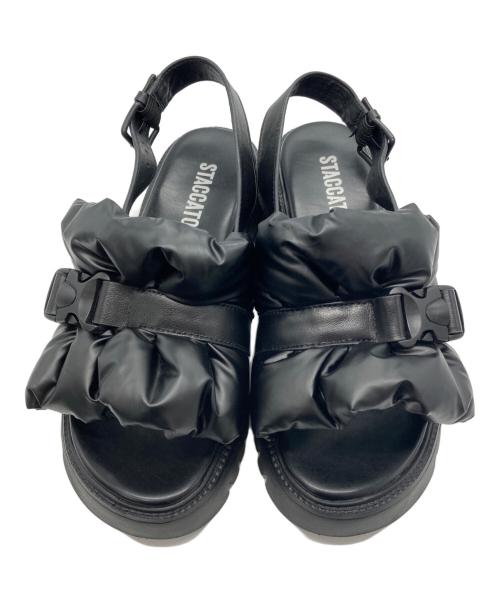 STACCATO（スタッカート）STACCATO (スタッカート) ワイザーフロートモードサンダル ブラック サイズ:23.5の古着・服飾アイテム