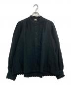 Ron Hermanロンハーマン）の古着「袖フリルプルオーバーシャツ」｜ブラック