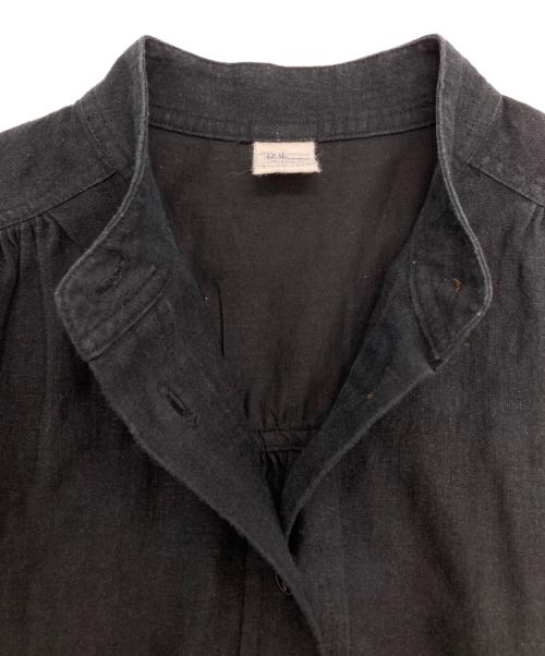 Ron Herman（ロンハーマン）Ron Herman (ロンハーマン) 袖フリルプルオーバーシャツ ブラック サイズ:Sの古着・服飾アイテム