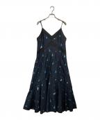 Ron Hermanロンハーマン）の古着「刺繍キャミソールワンピース」｜ネイビー