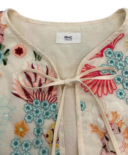 RHC Ron Herman（アールエイチシー ロンハーマン）RHC Ron Herman (アールエイチシー ロンハーマン) Embroidery Vest アイボリー サイズ:-の古着・服飾アイテム