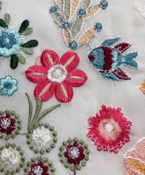 RHC Ron Herman（アールエイチシー ロンハーマン）RHC Ron Herman (アールエイチシー ロンハーマン) Embroidery Vest アイボリー サイズ:-の古着・服飾アイテム