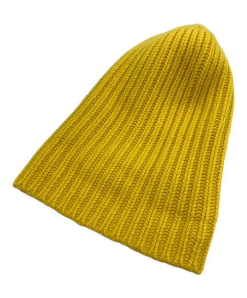 HURRAY（フレイ）HURRAY (フレイ) カシミヤビーニー イエロー サイズ:-の古着・服飾アイテム