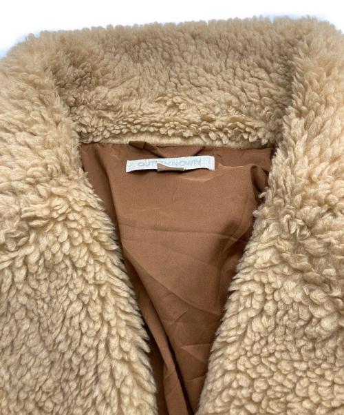 OUTERKNOWN（アウターノーン）OUTERKNOWN (アウターノーン) ボアコート ベージュ サイズ:Mの古着・服飾アイテム