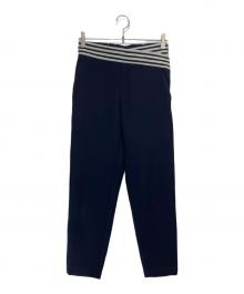 BORDERS at BALCONY（ボーダーズアットバルコニー）の古着「テーパードパンツ」｜ネイビー