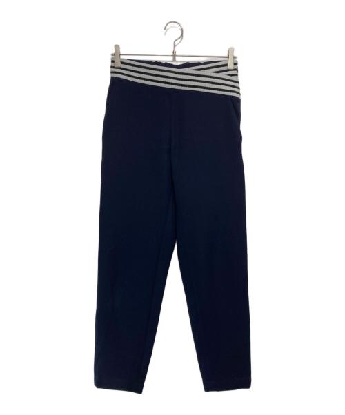 BORDERS at BALCONY（ボーダーズアットバルコニー）BORDERS AT BALCONY (ボーダーズアットバルコニー) テーパードパンツ ネイビー サイズ:36の古着・服飾アイテム