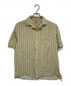 OASオーエーエス）の古着「オープンカラーシャツ」｜イエロー