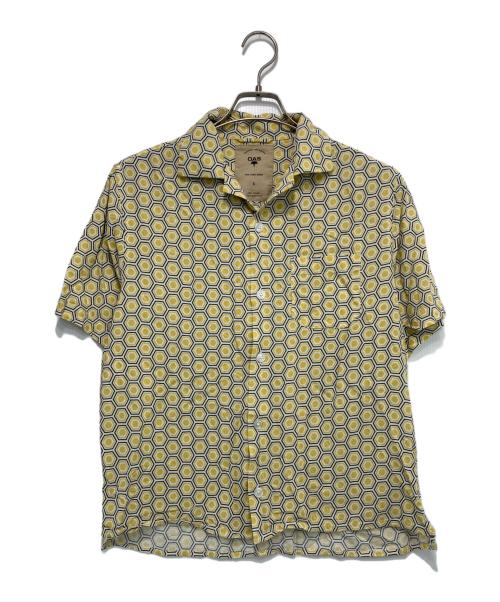 OAS（オーエーエス）OAS (オーエーエス) オープンカラーシャツ イエロー サイズ:Sの古着・服飾アイテム