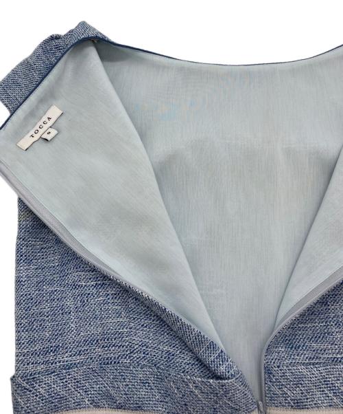 TOCCA（トッカ）TOCCA (トッカ) MAGRIB ツイードセットアップ スカイブルーの古着・服飾アイテム