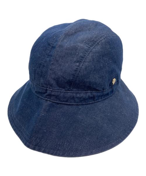 HELEN KAMINSKI（ヘレンカミンスキー）HELEN KAMINSKI (ヘレンカミンスキー) リネンブレンド デニムハット インディゴ サイズ:ONE SIZEの古着・服飾アイテム