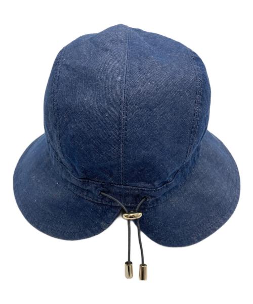 HELEN KAMINSKI（ヘレンカミンスキー）HELEN KAMINSKI (ヘレンカミンスキー) リネンブレンド デニムハット インディゴ サイズ:ONE SIZEの古着・服飾アイテム