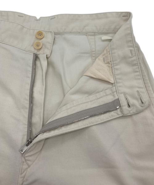 45R（フォーティファイブ・アール）45R (フォーティファイブ・アール) ポプリンのカットワークパンツ ベージュ サイズ:3の古着・服飾アイテム