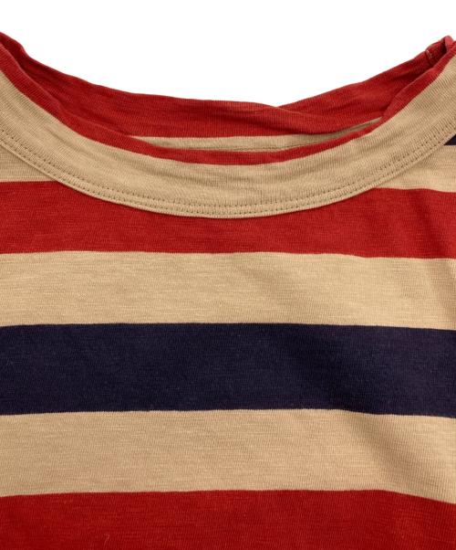 45R（フォーティファイブ・アール）45R (フォーティファイブ・アール) トリコ縞のドレス マルチカラーの古着・服飾アイテム