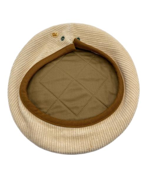 45R（フォーティファイブ・アール）45R (フォーティファイブ・アール) セルビッチコーデュロイのベレー帽 ベージュ サイズ:・の古着・服飾アイテム