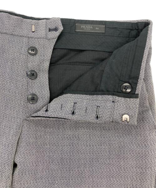 PRADA（プラダ）PRADA (プラダ) モヘアウールスラックス グレー サイズ:44の古着・服飾アイテム