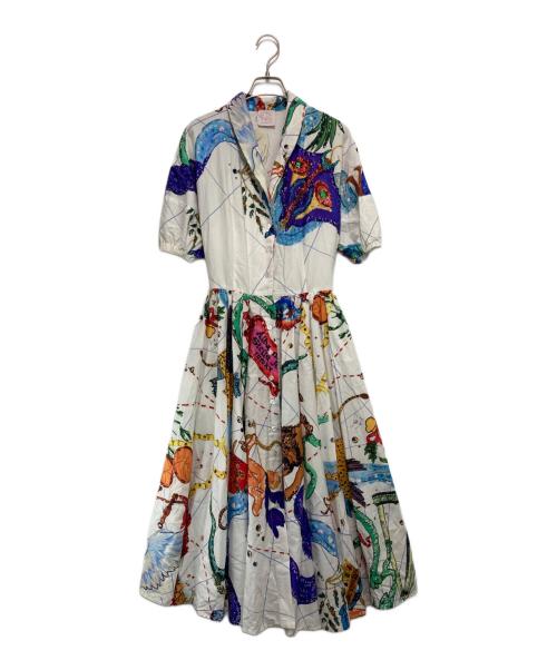STELLA JEAN（ステラジーン）STELLA JEAN (ステラジーン) 半袖ワンピース ホワイト サイズ:40の古着・服飾アイテム
