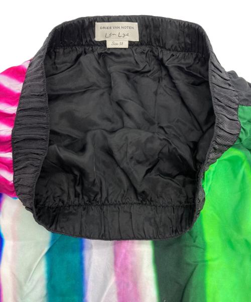 DRIES VAN NOTEN（ドリスヴァンノッテン）DRIES VAN NOTEN (ドリスヴァンノッテン) LEN LYE (レン・ライ) グラフィックプリントミディスカート マルチカラー サイズ:38の古着・服飾アイテム