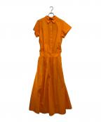 TWIN-SETツインセット）の古着「半袖ワンピース」｜オレンジ